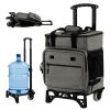 40 L Large Capacity Cooler Bag with Detachable Bottom Plate Gray