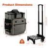 40 L Large Capacity Cooler Bag with Detachable Bottom Plate Gray