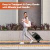40 L Large Capacity Cooler Bag with Detachable Bottom Plate Gray