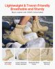 Men's Military Tactical Boots 8 Inch Sand-color Side Zipper US Size 10