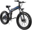 1PC 26 Inch 3 modes Fat Tire Folding Ebike with 48V 500W High-Speed Brushless Motor