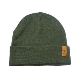 Portland Acrylic Beanie Hat (Color: Hunter Green)