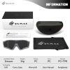 Sport Sunglasses for Mens Womens, Lightweight Frame, Non-Slip Nose Pads for Hiking, and Running, UV400 Protection