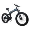 1PC 26 Inch 3 modes Fat Tire Folding Ebike with 48V 500W High-Speed Brushless Motor